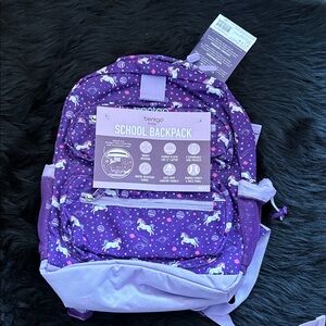 Bentgo Kids Purple Unicorn Backpack